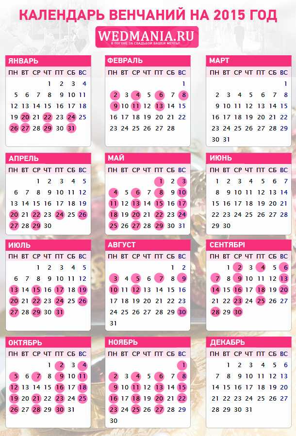 Благоприятные дни для свадьбы в июле 2020 года: по лунному календарю (таблица)