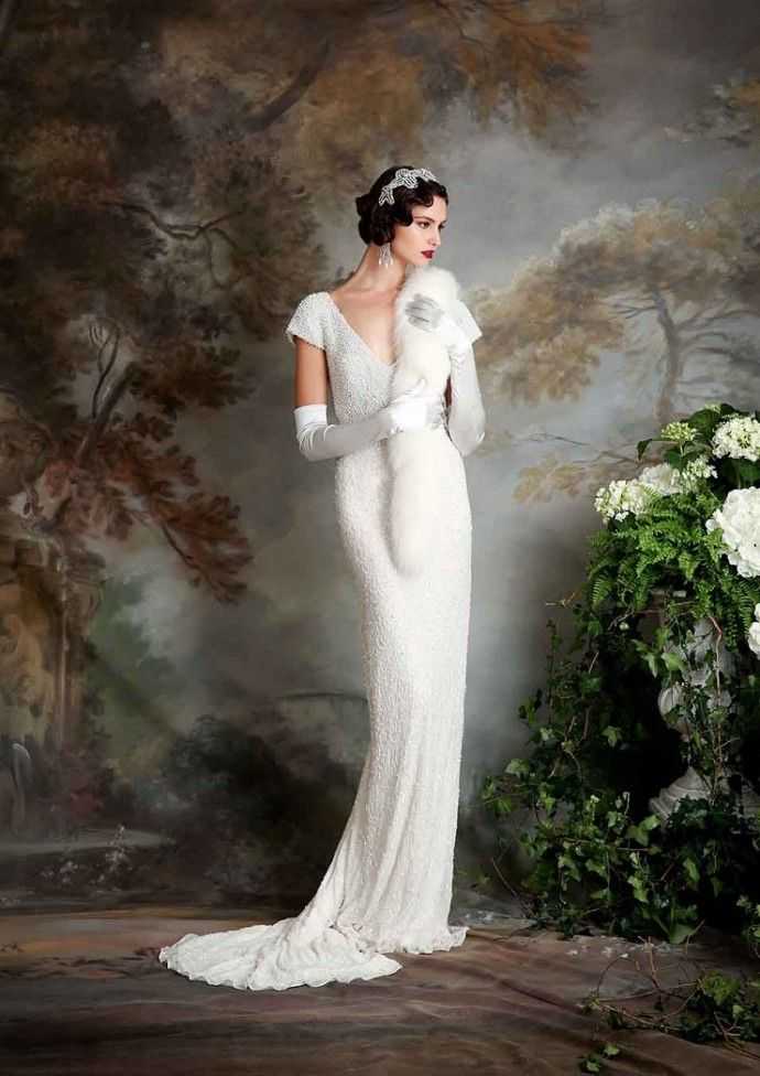 Свадебное платье в стиле 20-х годов, ретро снова в моде