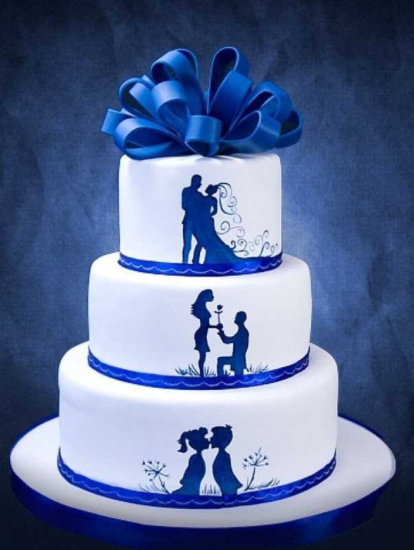 Голубой свадебный торт станет прекрасным дополнением для стилизованного праздника Изучите креативные идеи оформления главного десерта на торжестве