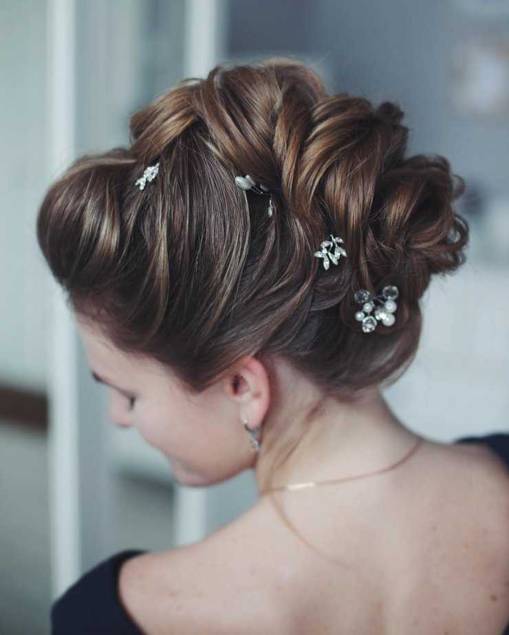 Красивые свадебные прически для каждого типа волос. 151 лучшее фото