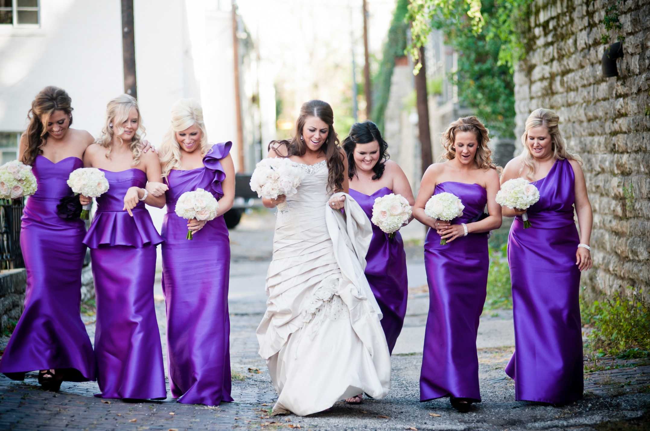 Фиолетовая свадьба, оформление свадьбы в сиреневых тонах