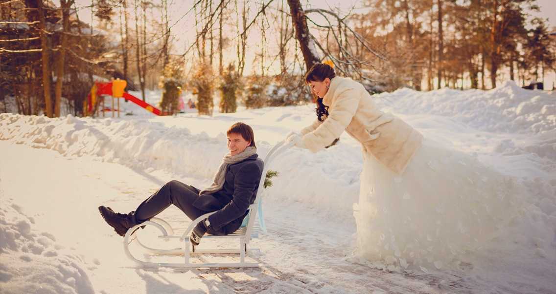 Свадьба зимой: топ-10 мест для фотосессии, идеи и советы