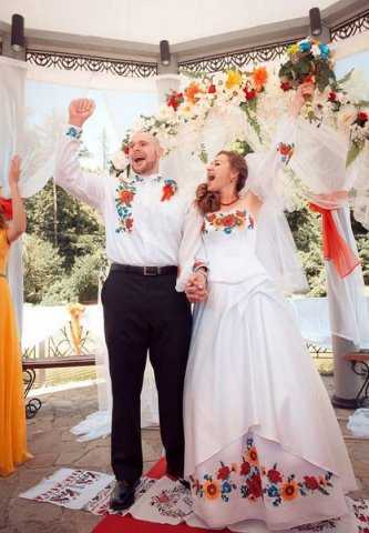 Свадебные платья с вышивкой в украинском стиле — женское счастье