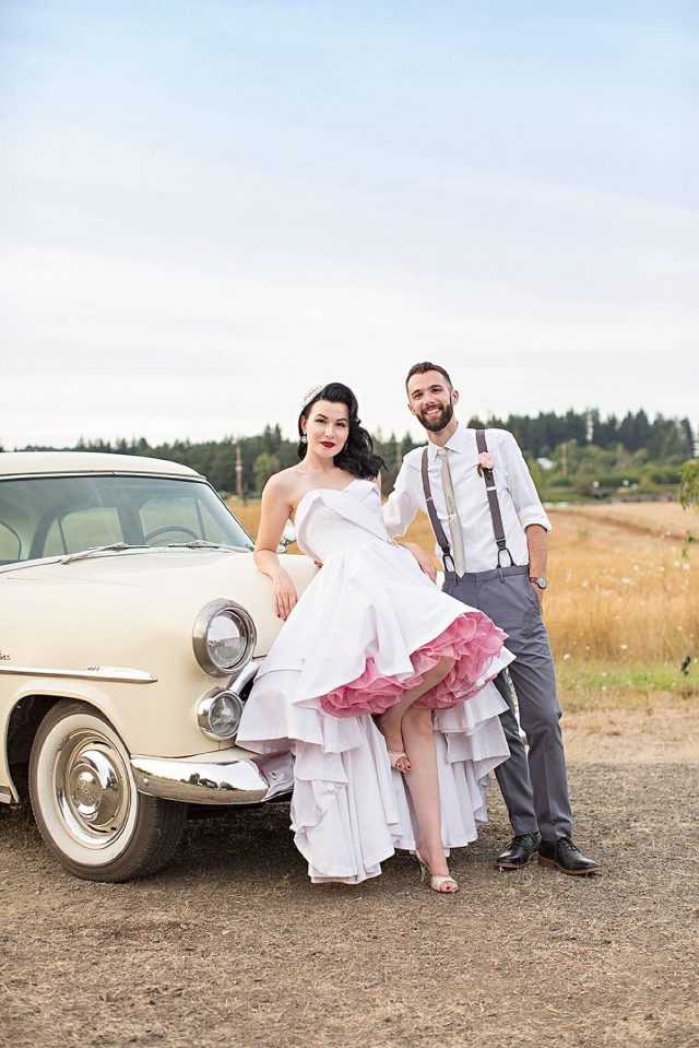 Свадебные платья в ретро стиле и стилизованные свадьбы