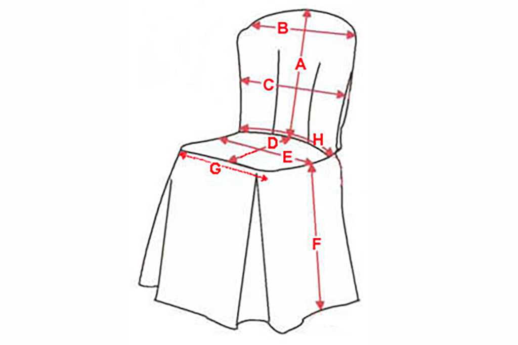 Как пошить и связать чехол на стул: выкройки и схемы