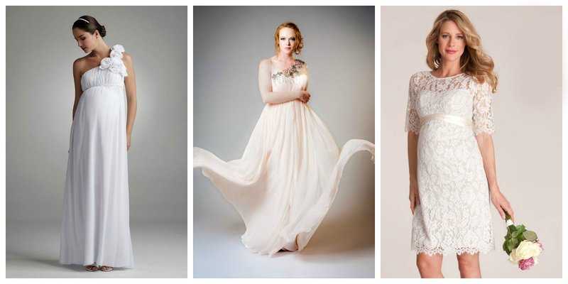 Короткие свадебные платья для беременных: особенности выбора для невест