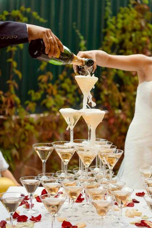 Расчет алкоголя на свадьбу для конкретных случаев