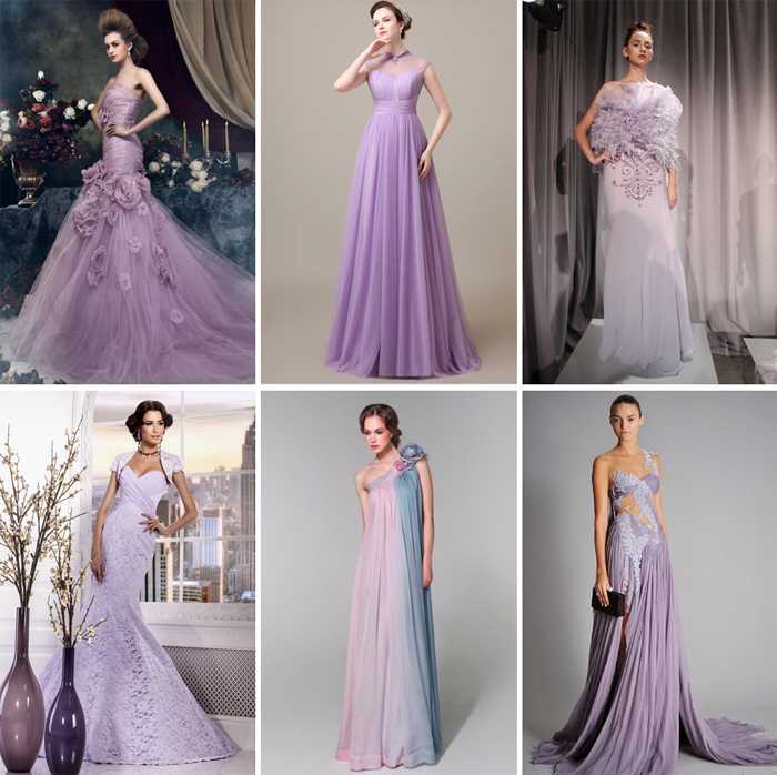 Фиолетовая свадьба: декор. платье невесты, букет, костюм жениха для фиолетовой свадьбы