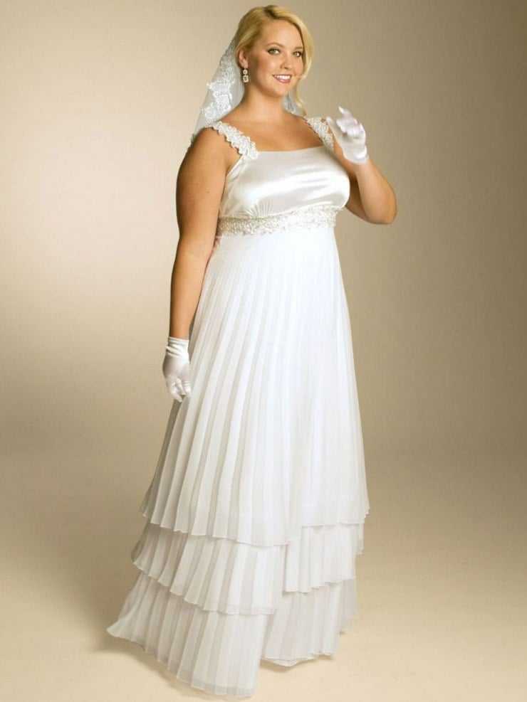 Свадебные платья для полных: 100+ вариантов дизайна на фото
