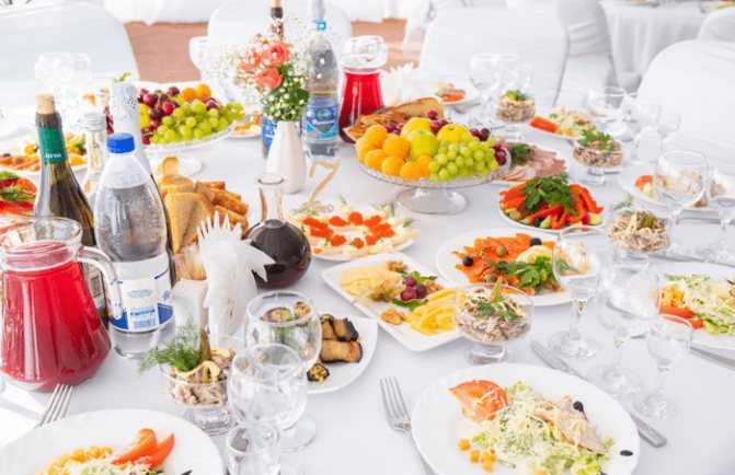 Свадебное меню на 30 человек в кафе & дома? (или ресторане) летом [2021] – варианты блюд и дополнительные советы