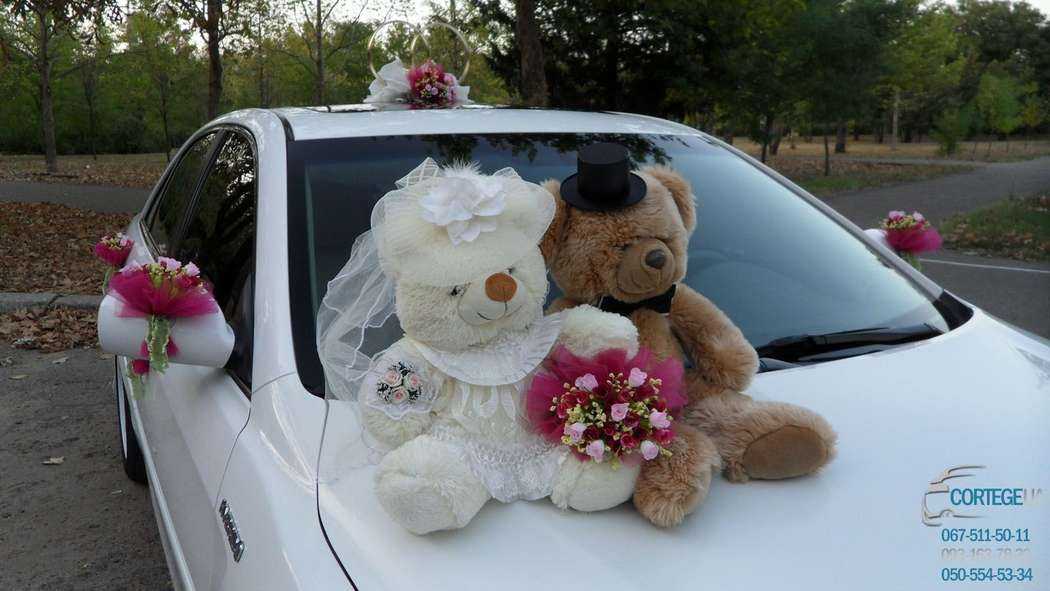 ᐉ свадебная кукла на машину - мишки, лебеди, губы - svadebniy-mir.su