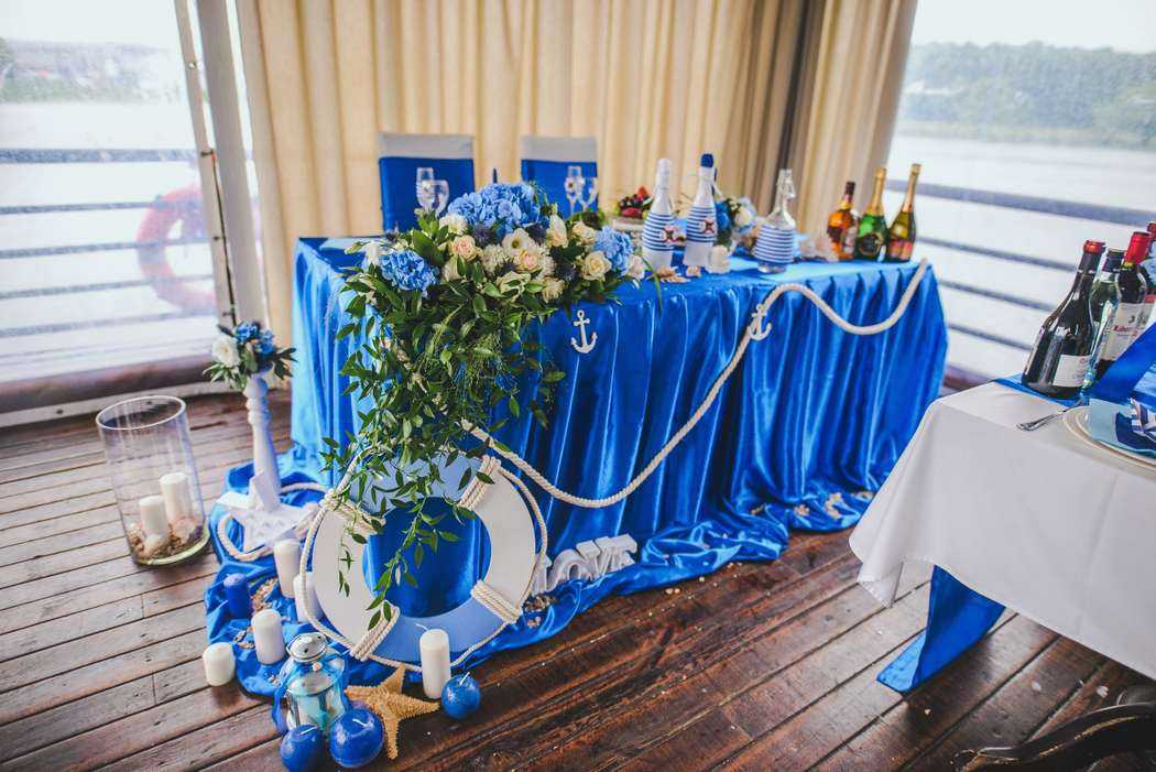 Свадьба в морском стиле: выбор места, идеи оформления банкетного зала, сценарии, подбор меню и свадебного торта, образы невесты и жениха, красивые фото