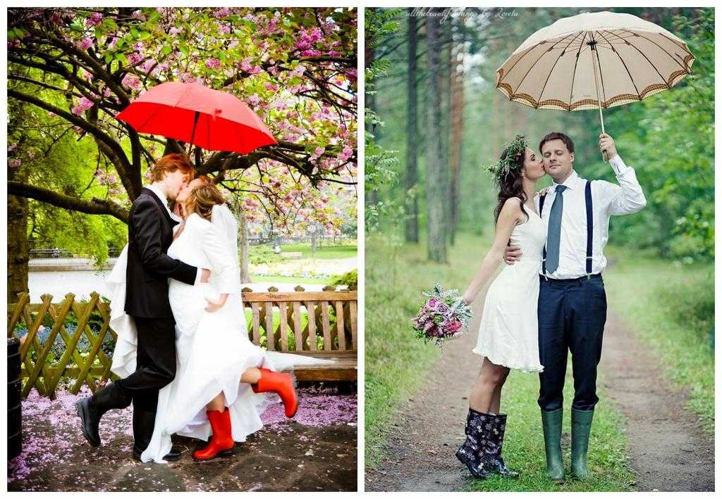 Свадебная фотосессия в дождь – как сохранить настроение и сделать потрясающие снимки