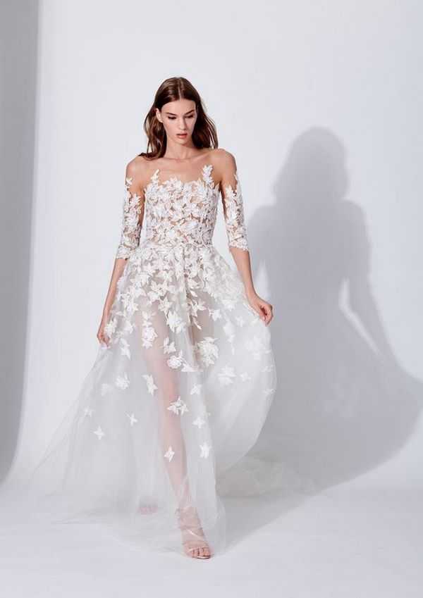 Самые красивые свадебные платья 2018 – модные тенденции для зимы и лета, пышные, короткие, цветные, для полных