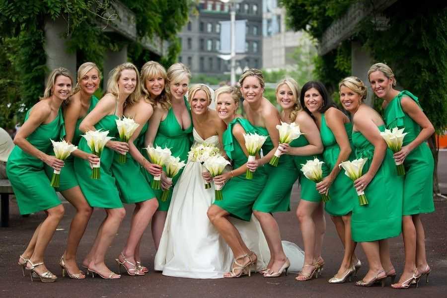 Свадьба в зеленом цвете - идеи оформления, фото