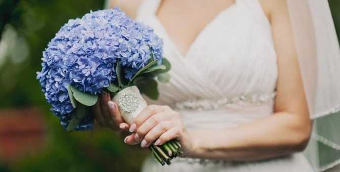 Свадебный букет из гортензии своими руками — как сохранить