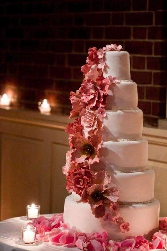 Красный торт на свадьбу - варианты и идеи оформления с фото