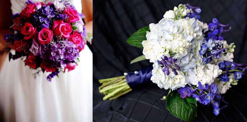 Свадебный букет невесты из гортензии: варианты красивых композиций и сочетаний
