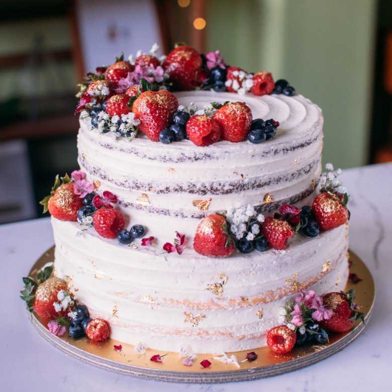 Как украсить фруктами торт в домашних условиях просто и красиво (фото)