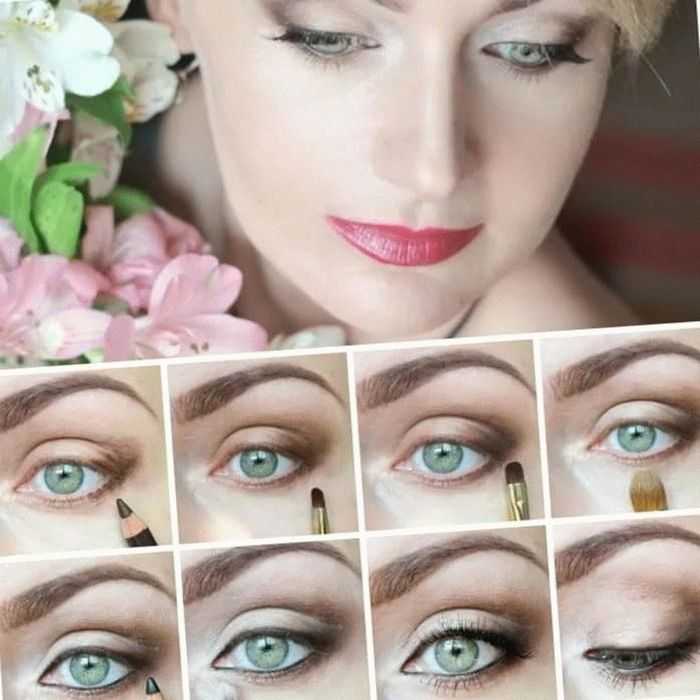 Макияж для зеленых глаз: нанесение вечернего и легкого make-up поэтапно для блондинок и брюнеток с серо- и каре-зелеными глазами