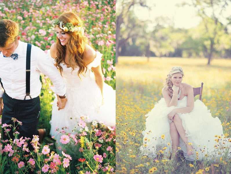Долой шаблоны – идеи для свадебной фотосессии летом: самые оригинальные фото и красивый декор своими руками