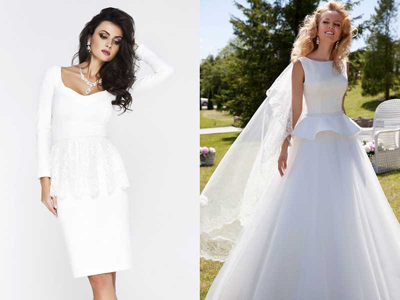 Свадебное платье с воланами, рюшами или оборками: выбираем воздушные фасоны