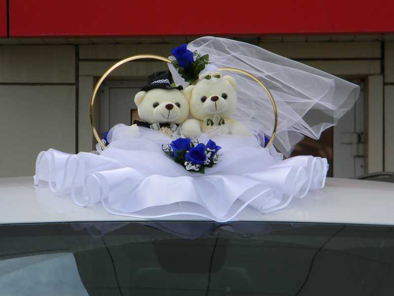 Губы для свадебного авто