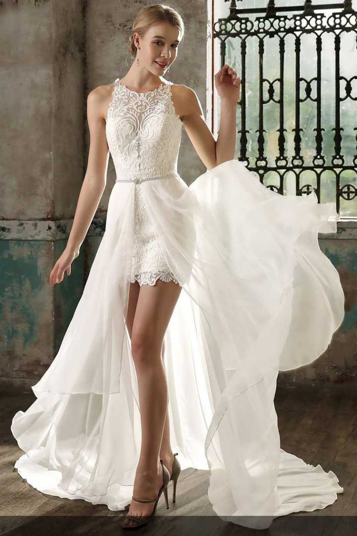 Пышные длинные платья на свадьбу для невест: красивые закрытые и модные открытые фасоны