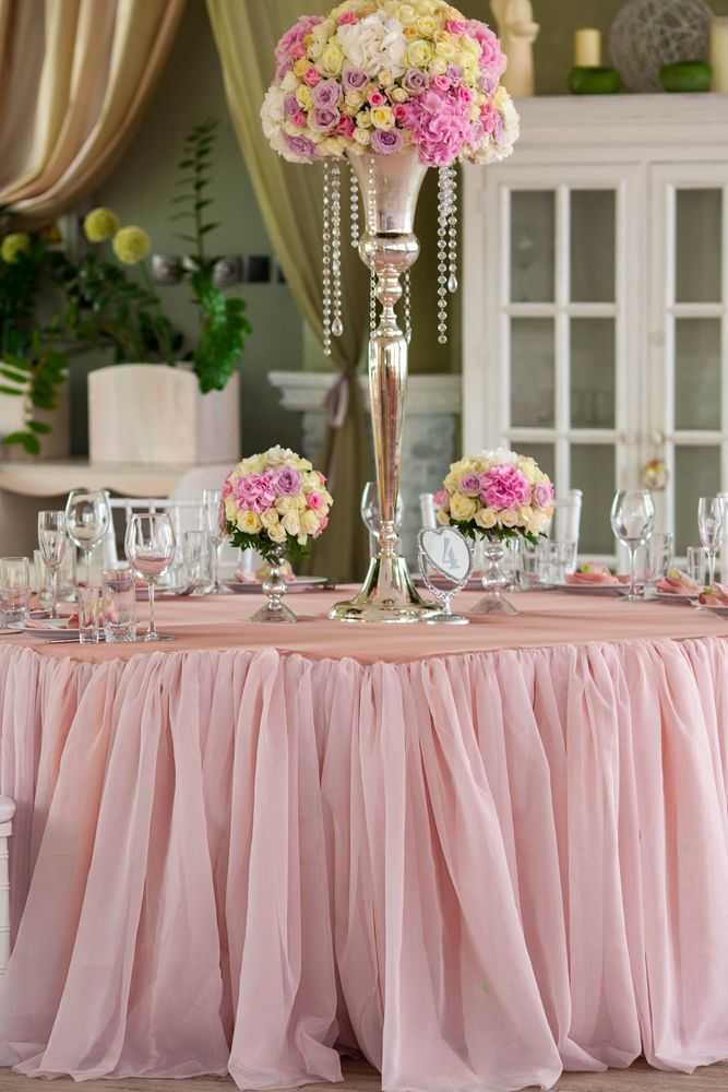 Нежная розовая свадьба – идеи оформления зала [2021], фото? и советы