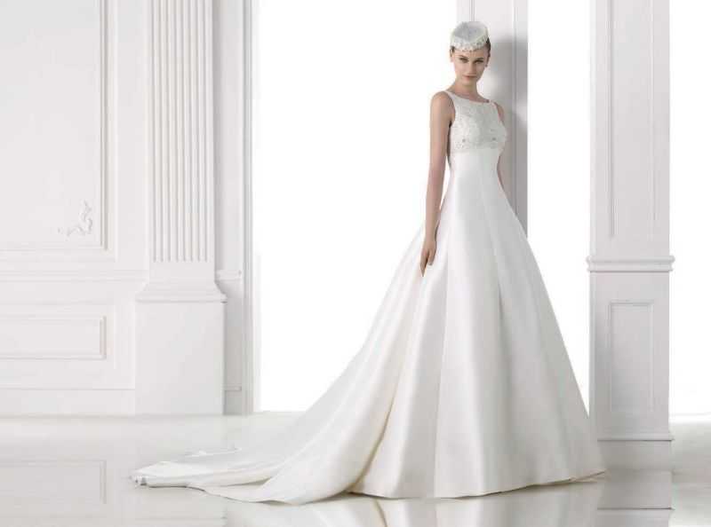 Свадебное платье а-силуэта: решение для всех невест