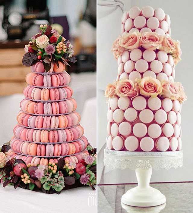 Элегантный сиреневый свадебный торт – фото десертов с белыми тонами в декоре