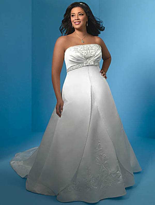 Свадебные платья для полных девушек: особенности, модели, фото