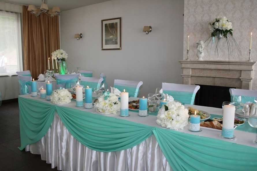 Организация свадьбы в стиле «завтрак у тиффани» — оформление зала и сценарий