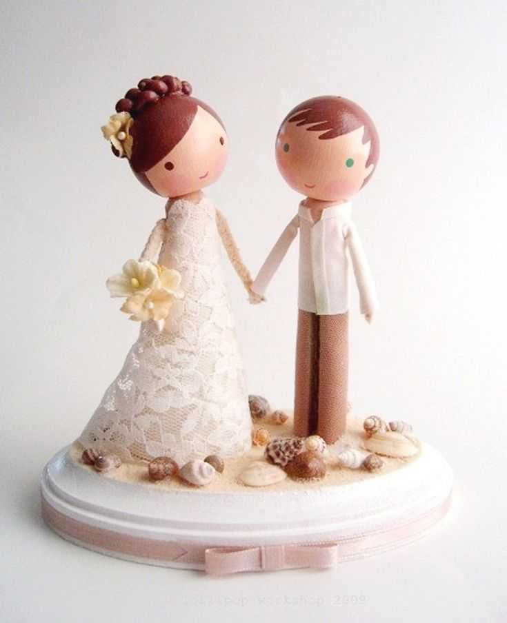 Как слепить фигурку невесты из теста. как сделать фигурки жениха и невесты на торт своими руками