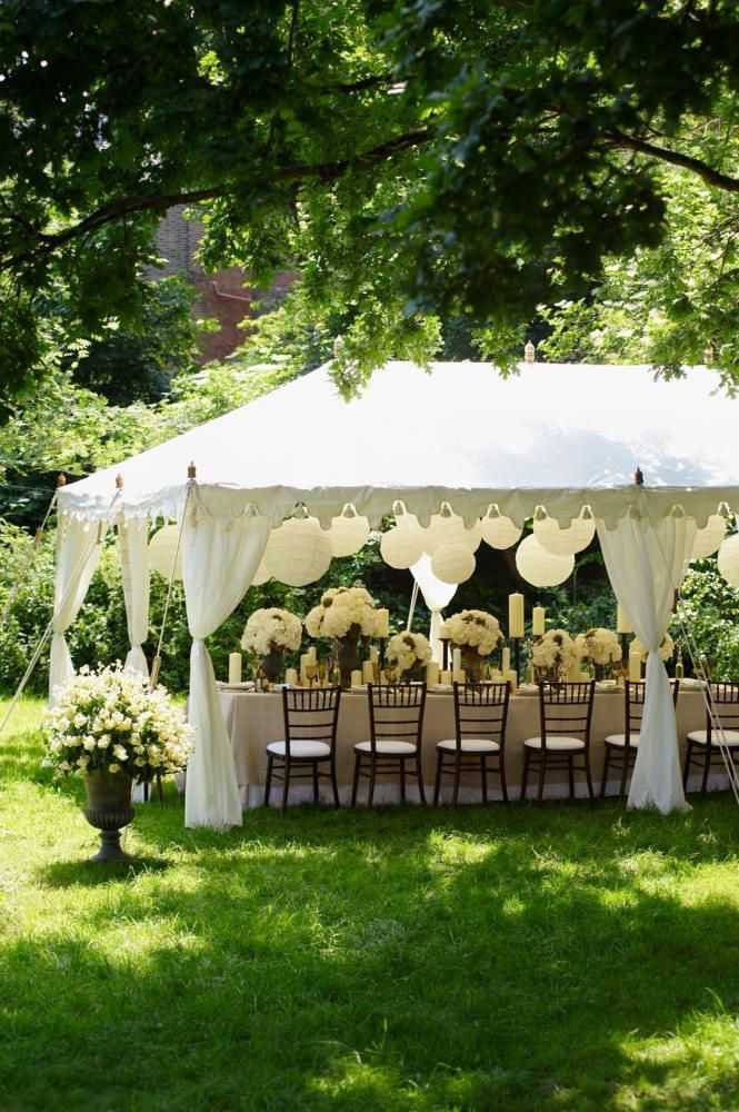 Оформление свадебного шатра или реализация свадьбы на природе