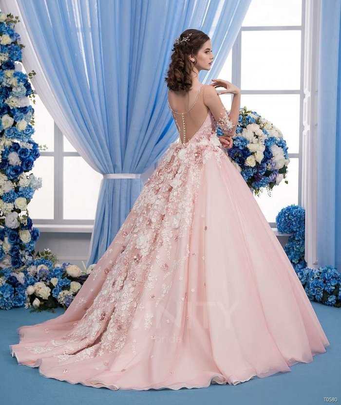 Цветные свадебные платья: модные цвета и оттенки, аксессуары (фото)