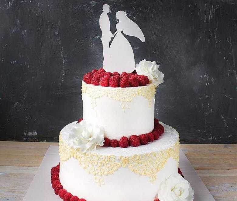 Свадебный торт кремовый в вариантах [2021]: двухъярусный и одноярусный – фото ? & мастер-класс