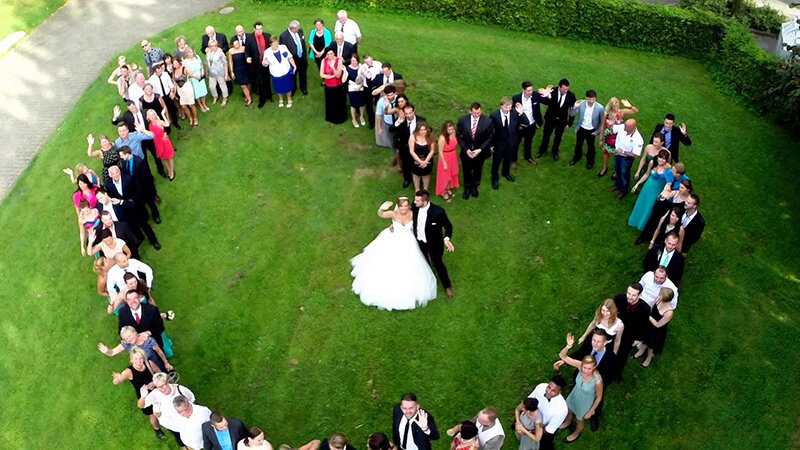 Съемка свадьбы с квадрокоптера: оригинальные и креативные идеи для съемки с воздуха