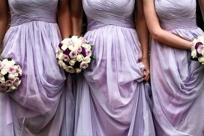 Сиреневое свадебное платье: что означает, кому подойдет