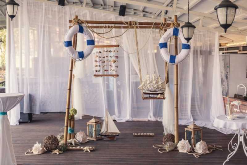 Свадьба в морском стиле - идеи оформления и сценарий