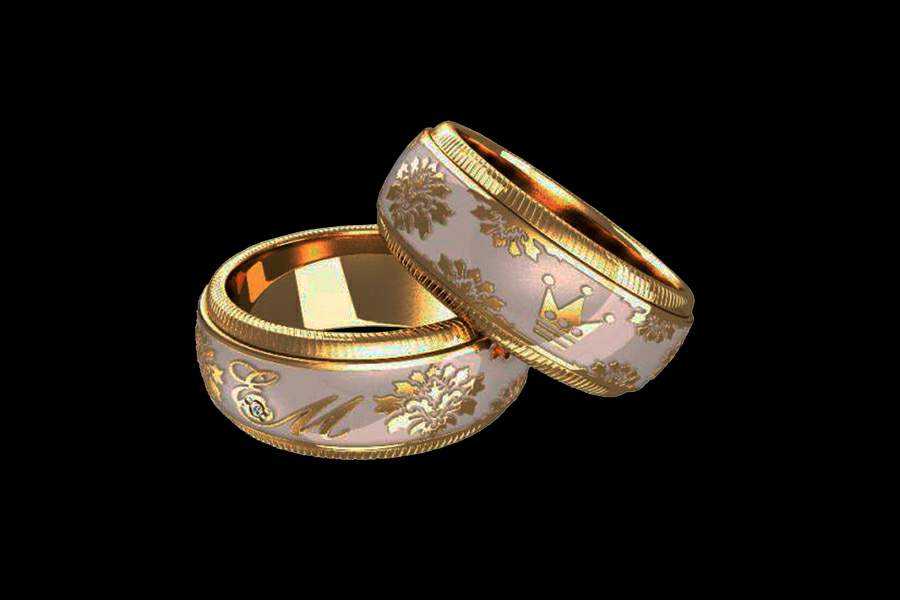 Парные обручальные кольца (130 фото): красивые свадебные золотые кольца, бронницкий ювелирный завод
