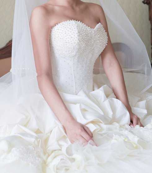 Платья короткие свадебные корсет жемчуг фото — 9 идей 2021 года на невеста.info