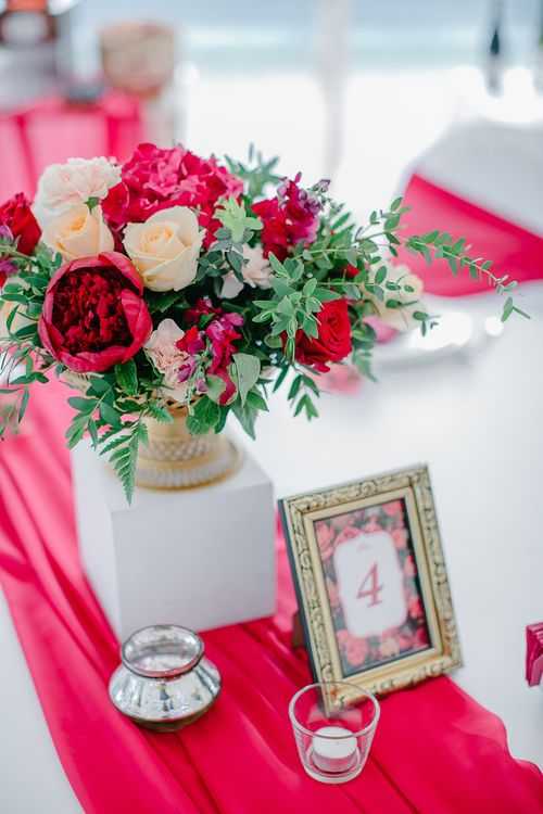 Свадьба в малиновом цвете: идеи для оформления (фото)