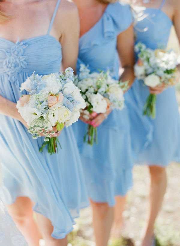 Нежная свадьба в голубом цвете