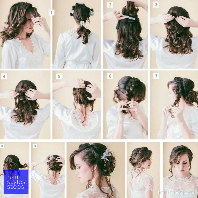 Свадебные прически на средние волосы (139 фото): укладка с диадемой для невесты на распущенные локоны длиной до плеч