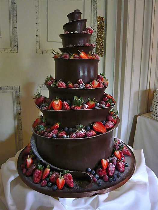 Свадебный торт с шоколадом - bookcooks.ru