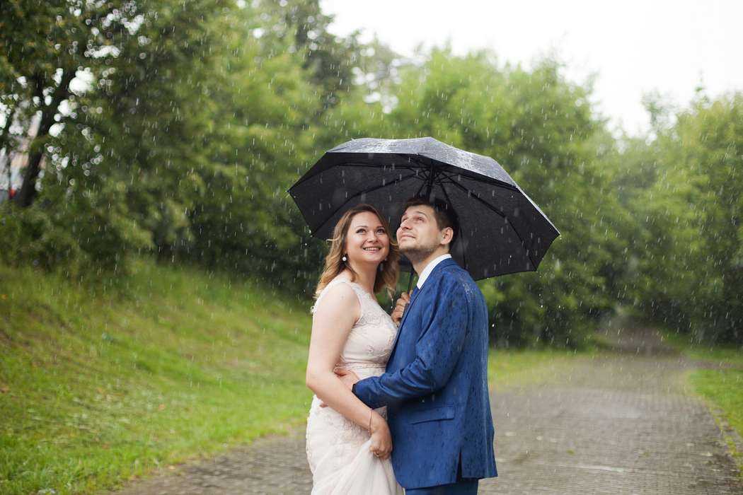 Свадебная фотосессия в студии. дождь или холод в день свадьбы. советы