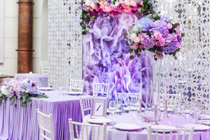 Оформление зала в голубом цвете на свадьбу: украшаем правильно