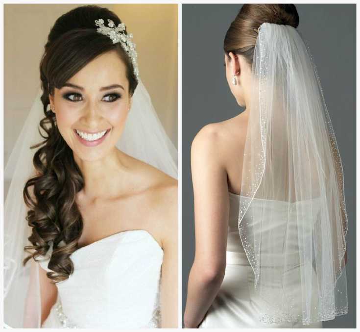 Вечная классика: какие свадебные причёски с фатой выбирают современные невесты