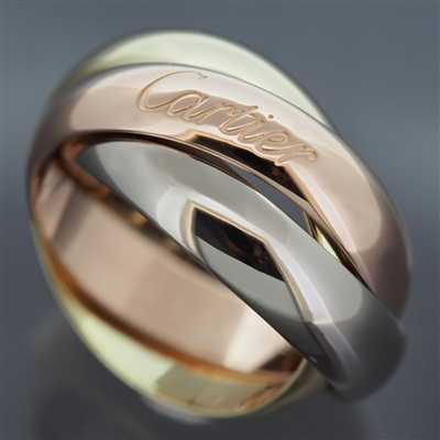 Кольцо trinitу de cartier – тройное обручальное кольцо +фото и видео